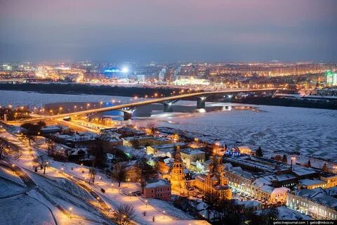 Зимние фотографии Нижнего Новгорода.