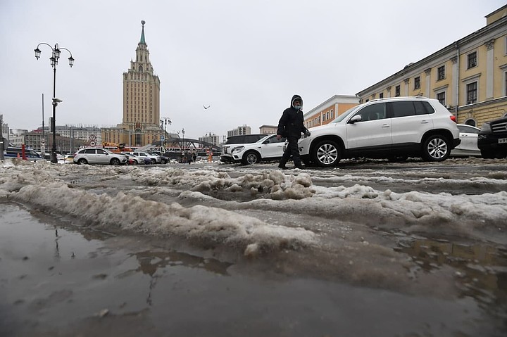 В Москве 27 февраля 2021 ожидается похолодание и сильная гололедица