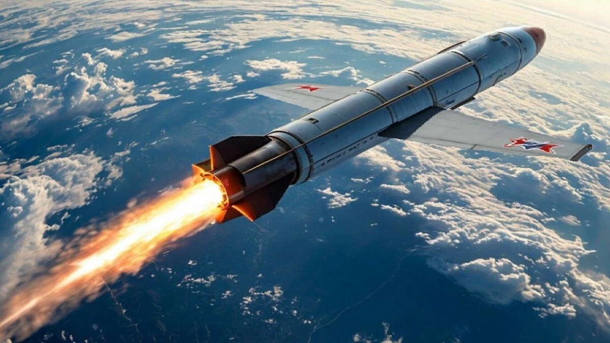  500 км или 2500 км? Неужели международный скандал был именно из-за неё? Технические характеристики 9М729", канал "Техно Колибри", Дзен. На фотографии: российская ракета по мнению нейросети "Шедеврум".