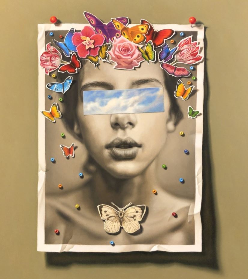 Оптическая иллюзия в живописи. Вы можете подумать, что это коллаж, но нет... Оптическая иллюзия в живописи. Вы можете подумать, что это коллаж, но нет...