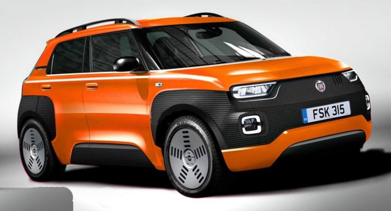 Fiat выпустит электроприводный внедорожник Panda в 2023 году Автомобили