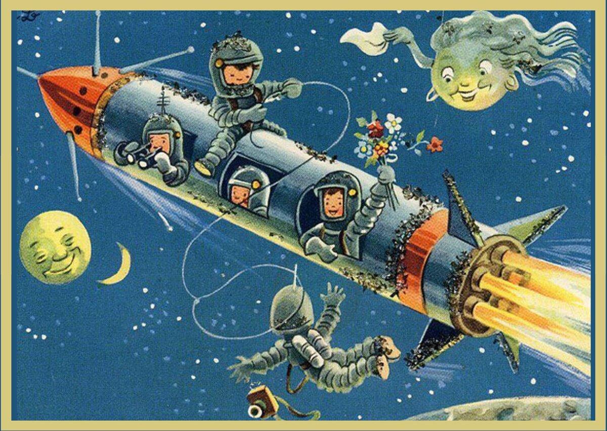 Советские открытки «С Днем космонавтики»: с Гагариным, космосом и Белкой и Стрелкой полет, открыток, миссии, космонавт, космоса, апреля, орбиту, прорывом, огромным, орбите, понимании, буквальном, космос, помощью, безумно, полетевшим, человеком, первым, Гагарин, советский