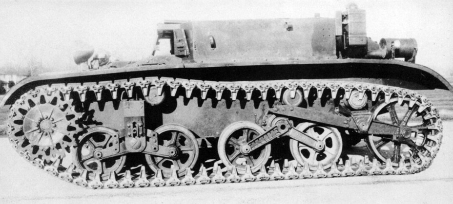 ​Combat Car T5E4 на испытаниях. Хорошо видна разница в конструкции тележки с торсионной подвеской - Броня для американской кавалерии | Военно-исторический портал Warspot.ru