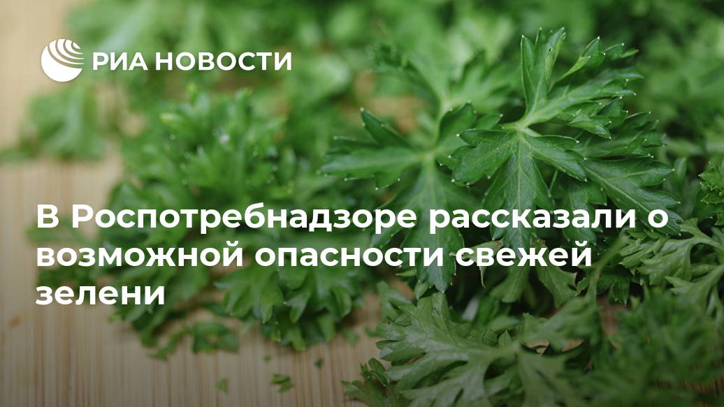 В Роспотребнадзоре рассказали о возможной опасности свежей зелени Лента новостей