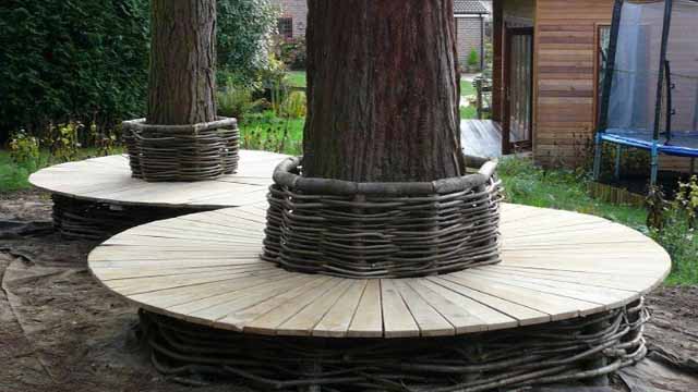 Скамейки вокруг деревьев: идеи для уютного и спокойного отдыха для дома и дачи,идеи и вдохновение