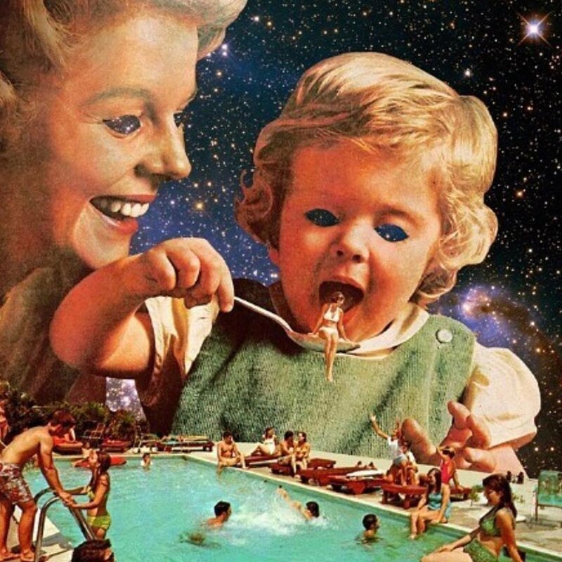 10. Коллажи выглядят пугающе, интригующе, но точно привлекают внимание! Коллажи, винтаж, дизайнер, интересно, психодел, фото