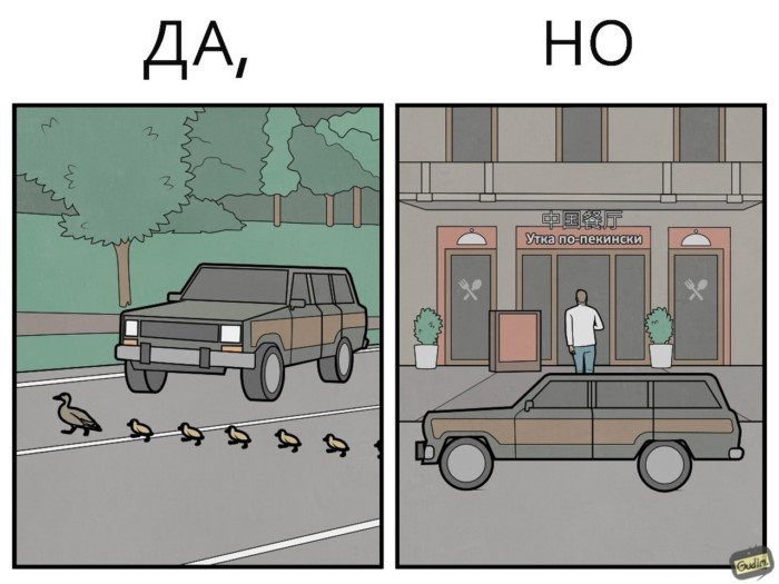 Gudim (Антон Гудим): забавные жизненные комиксы на тему «ДА, НО!» 25 photo