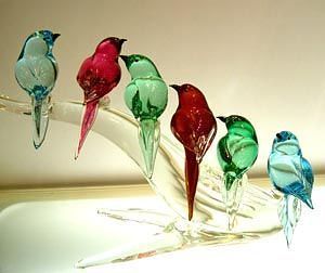 Птицы из стекла. Хрупкое, но удивительно красивое товрчество! handmake,поделки своими руками,стекло и керамика