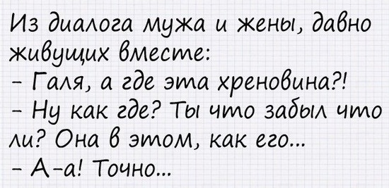 Пять минут хорошего настроения. Муж и жена - одна сатана! 