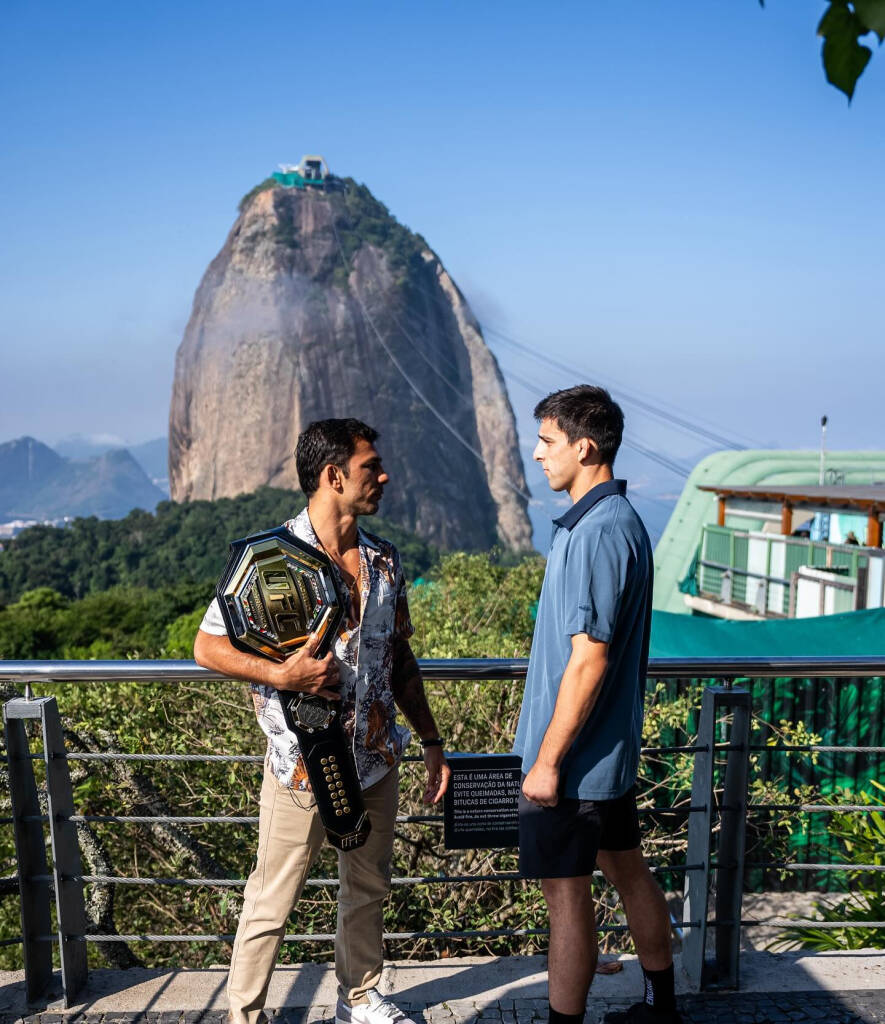 Пантожа и Эрцег устроили битву взглядов в Рио-де-Жанейро перед боем на UFC 301