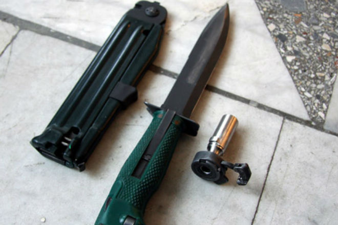 Шпионский нож, который может стрелять Шпионский нож, который может стрелять культура