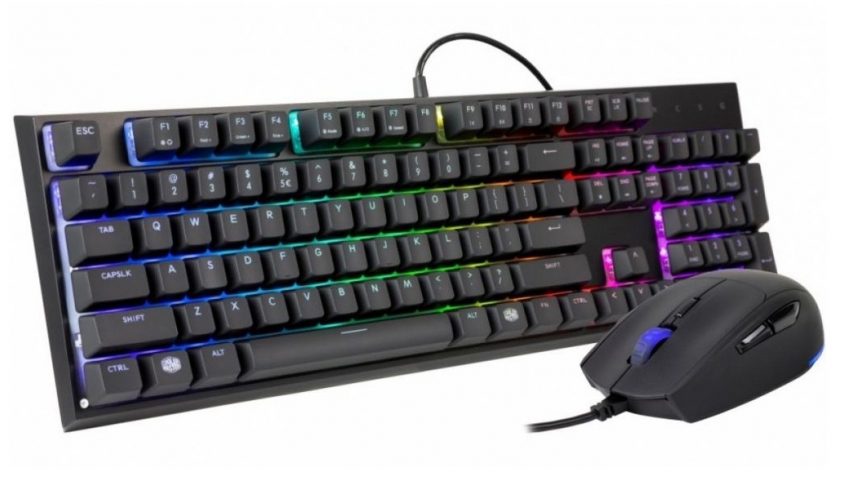 Клавиатура и мышь от Cooler Master. Удобная классика