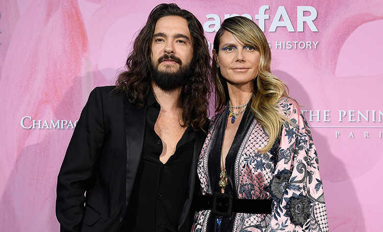 Хайди Клум с Томом Каулитцем, Ульяна Сергеенко и другие на вечере amfAR в Париже