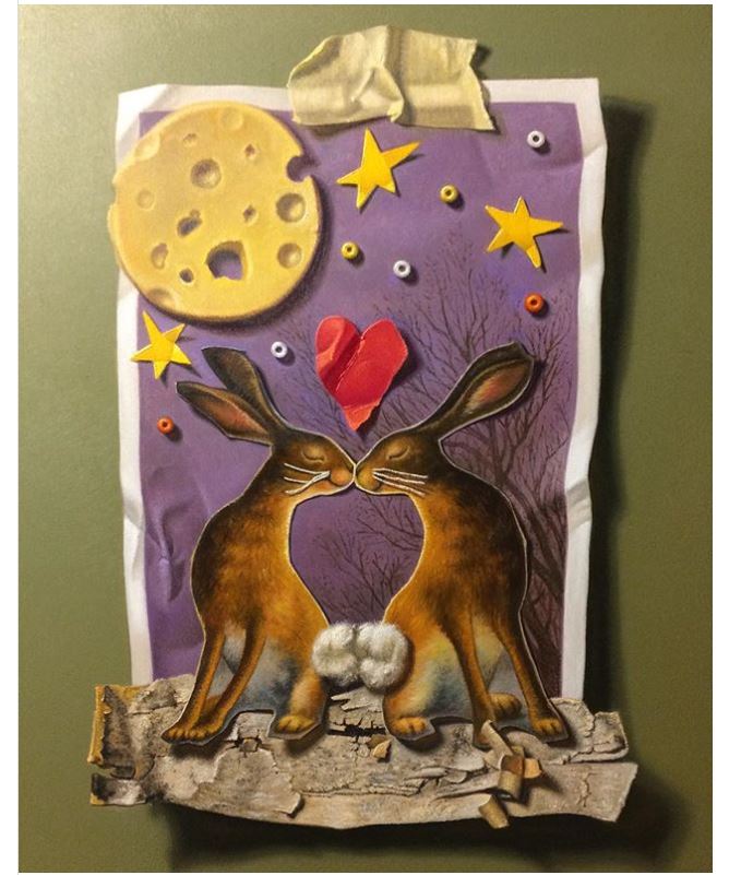 Оптическая иллюзия в живописи. Вы можете подумать, что это коллаж, но нет... Оптическая иллюзия в живописи. Вы можете подумать, что это коллаж, но нет...