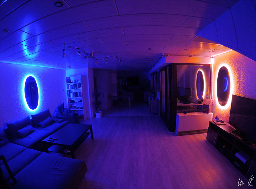 портал из зеркал - лучшее украшение для комнаты