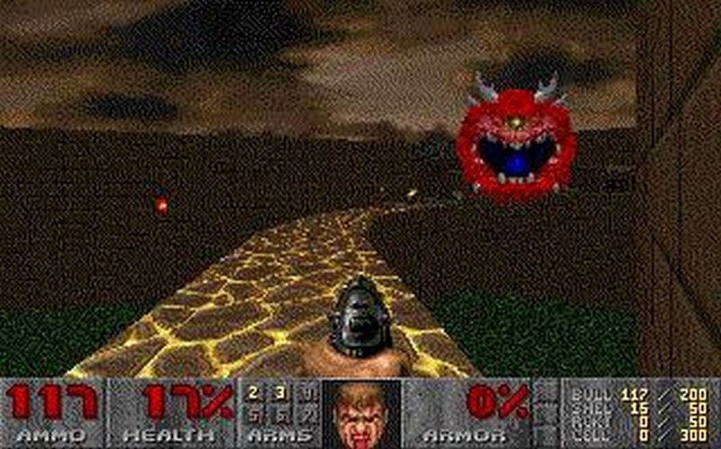 DOOM апгрейд, детство, игра, ностальгия