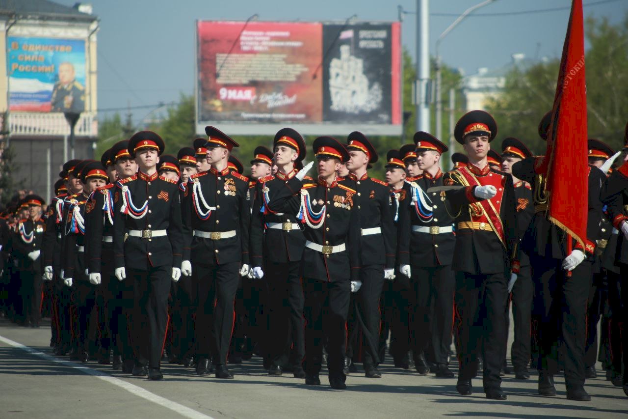 Фото с дня победы в барнауле