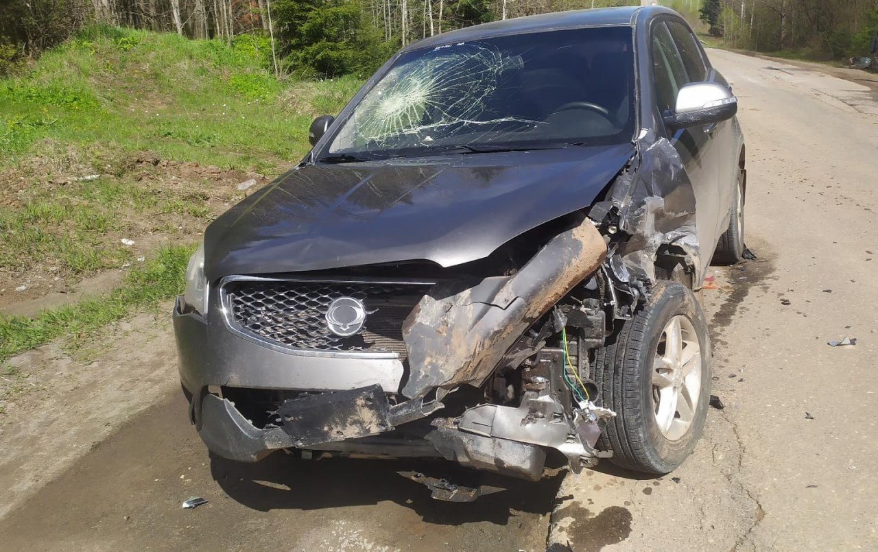 Пьяный подросток из Якшур-Бодьинского районе без спроса взял автомобиль знакомой и попал в аварию