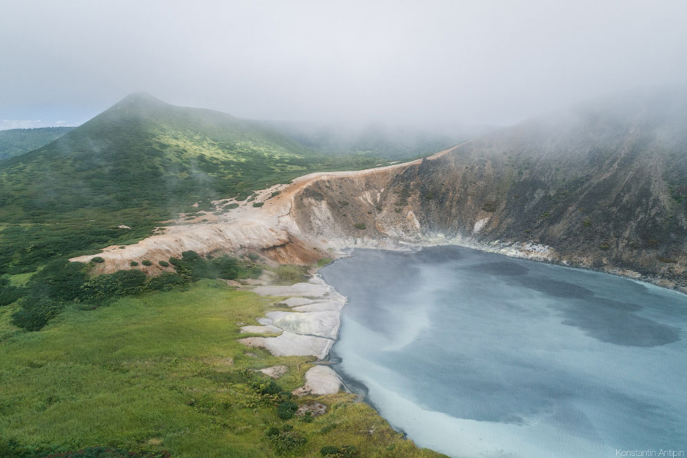 Магнетическая красота Кунашира острова, Кунашир, вулкана, Курильских, Горячее, Кунашира, России, часов, островов, островах, остров, февраля, составляет, создан, Государственный, ширина, природный, обитает, заповедник, «Курильский»