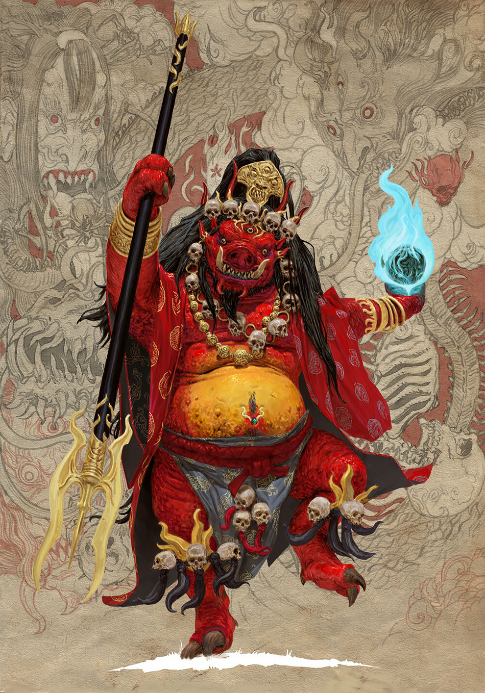 Японская мифология Самураи демоны
