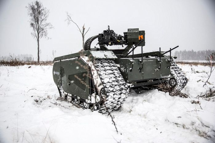 В Эстонии разработали мини танк с дистанционным управлением (6 фото)