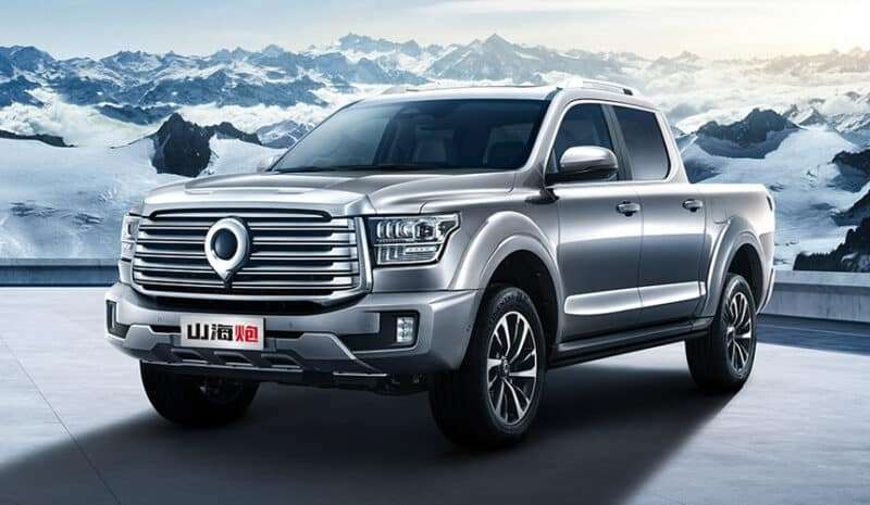 JMC запустила новый классный пикап марки Dadao. Первый грузовик с двигателем Ford