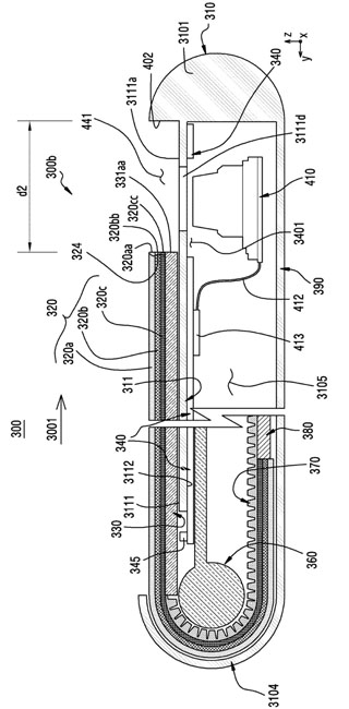 Samsung запатентовала уникальный смартфон с гибким выдвигающимся экраном новости,смартфон,статья