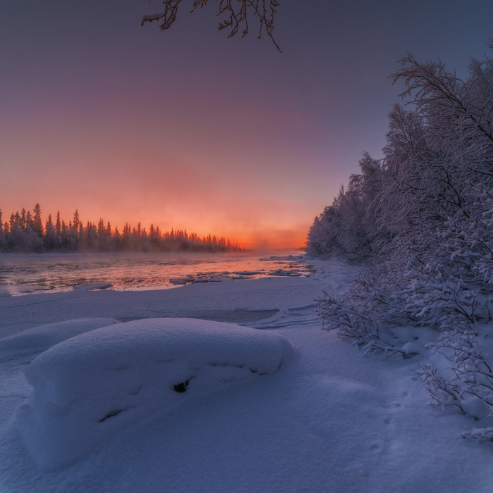 Морозные зимние пейзажи на снимках Романа Горячего и стихи русских поэтов-классиков о зиме! 