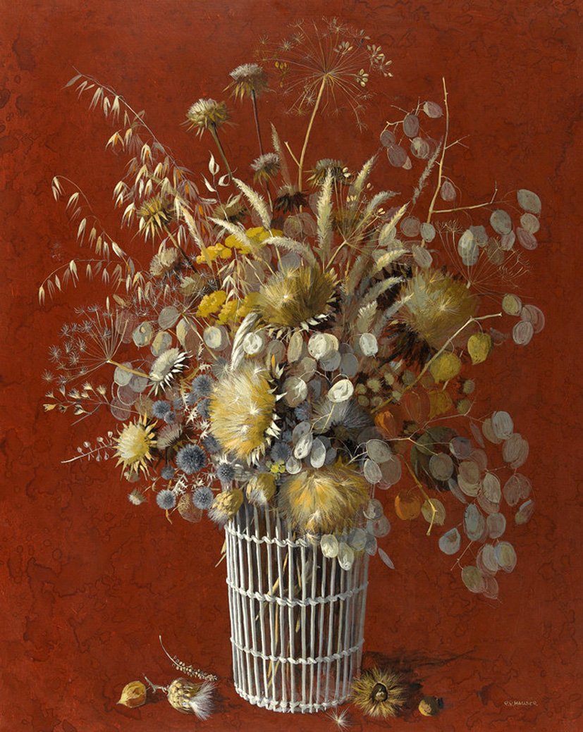 Есть особая прелесть в цветах полевых... Швейцарская художница Рене Йоланда Хаузер
