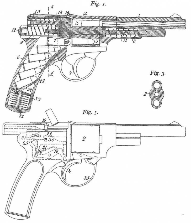 Зигзаг неудачи: автоматический револьвер «Веблей-Фосбери» и иные с ним оружие