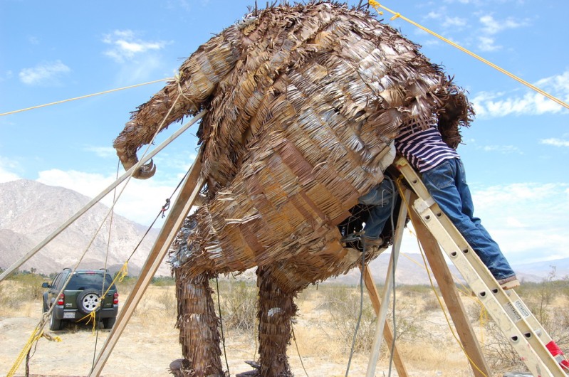 Скульптуры в пустыне Анза Боррего в Калифорнии Скульптуры в пустыне Анза Боррего в Калифорнии авиатур