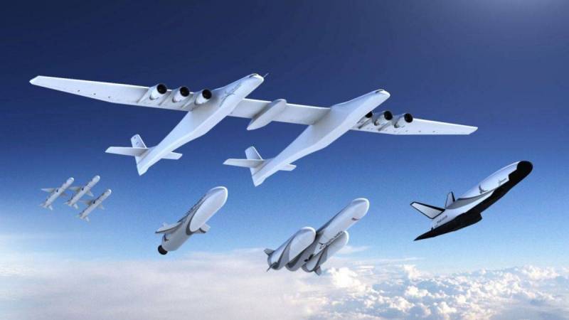 Stratolaunch: новый уровень американских гиперзвуковых летательных аппаратов Stratolaunch, компания, компании, будет, аппаратов, крыла, двигателей, шесть, гиперзвуковых, должны, самолетаносителя, после, известно, проект, Composites, Model, стало, Scaled, разработки, метра