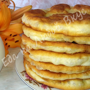 Пышные лепешки на кефире. Старый, проверенный рецепт.