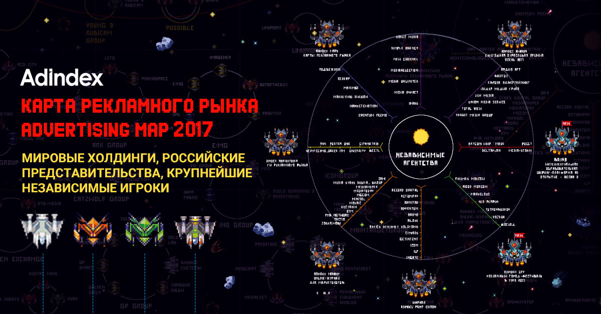 Карта агентств adindex