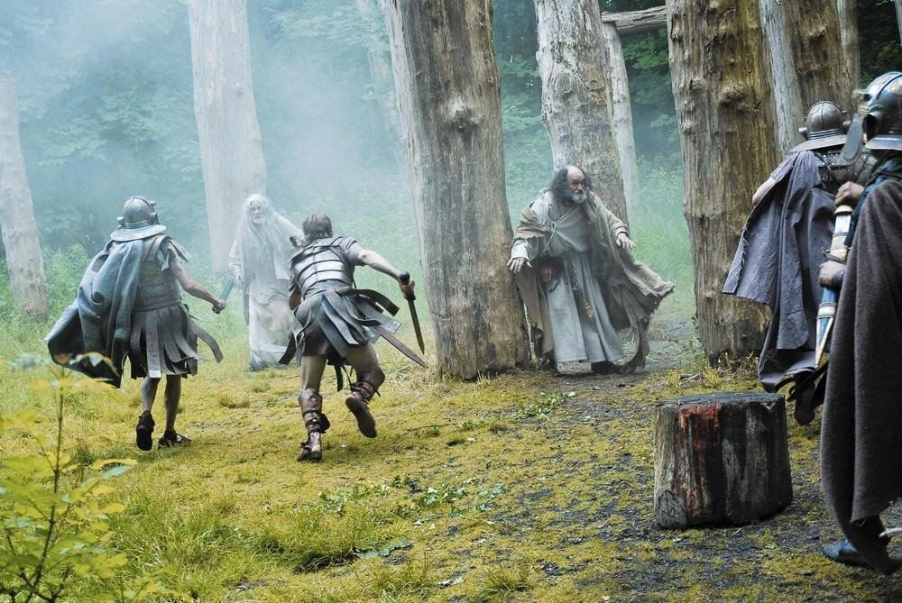 Кадр из фильма National Geographic «Жертвоприношения друидов», 2009 г.