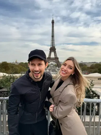 Павел Дуров и Юлия Вавилова