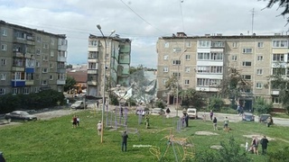 Обрушение дома в Нижнем Тагиле / Фото: Telegram-канал 