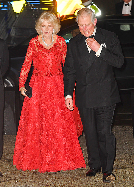 Герцогиня Корнуольская Камилла и принц Чарльз на Royal Variety Performance в Лондоне 