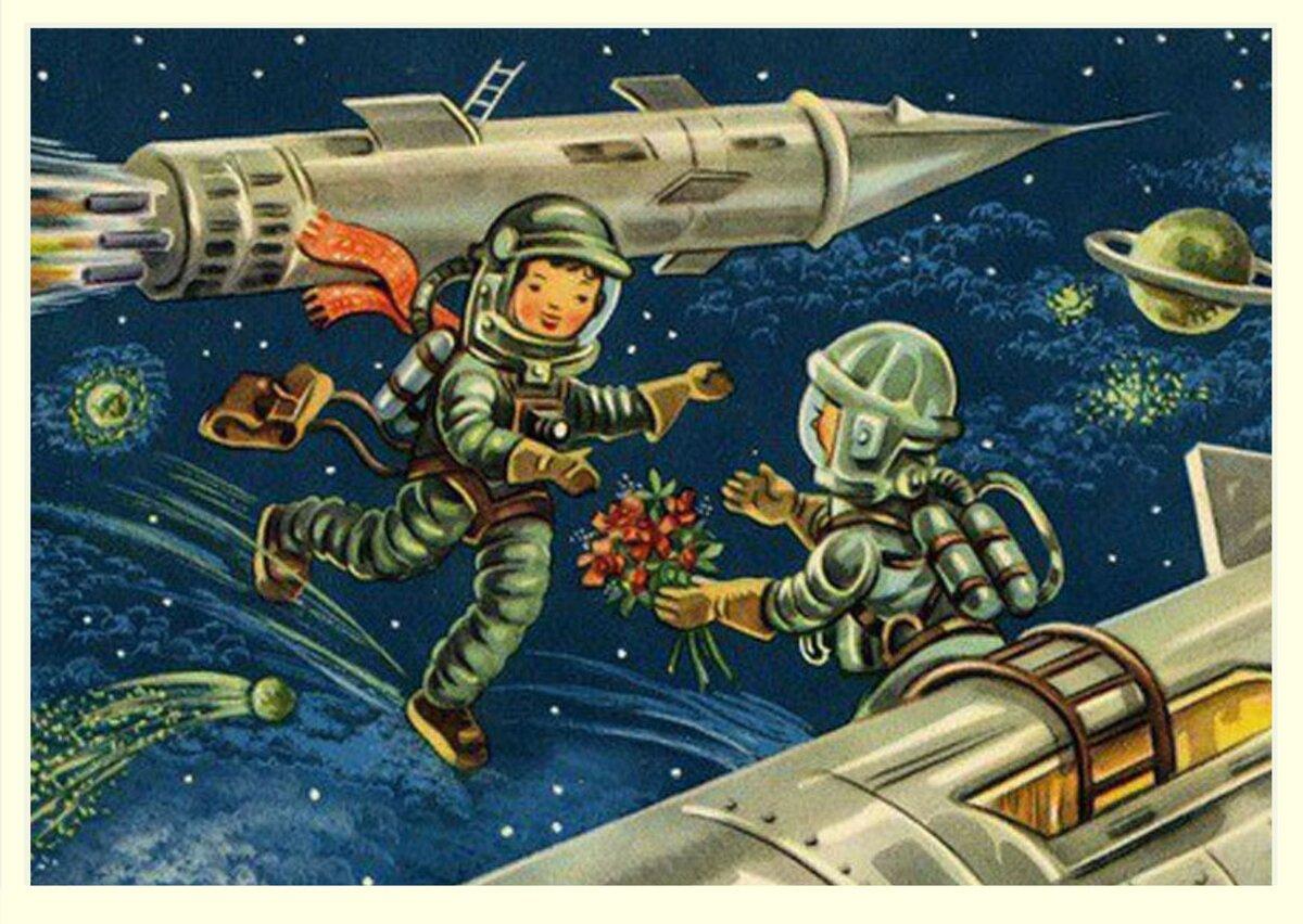 Советские открытки «С Днем космонавтики»: с Гагариным, космосом и Белкой и Стрелкой полет, открыток, миссии, космонавт, космоса, апреля, орбиту, прорывом, огромным, орбите, понимании, буквальном, космос, помощью, безумно, полетевшим, человеком, первым, Гагарин, советский