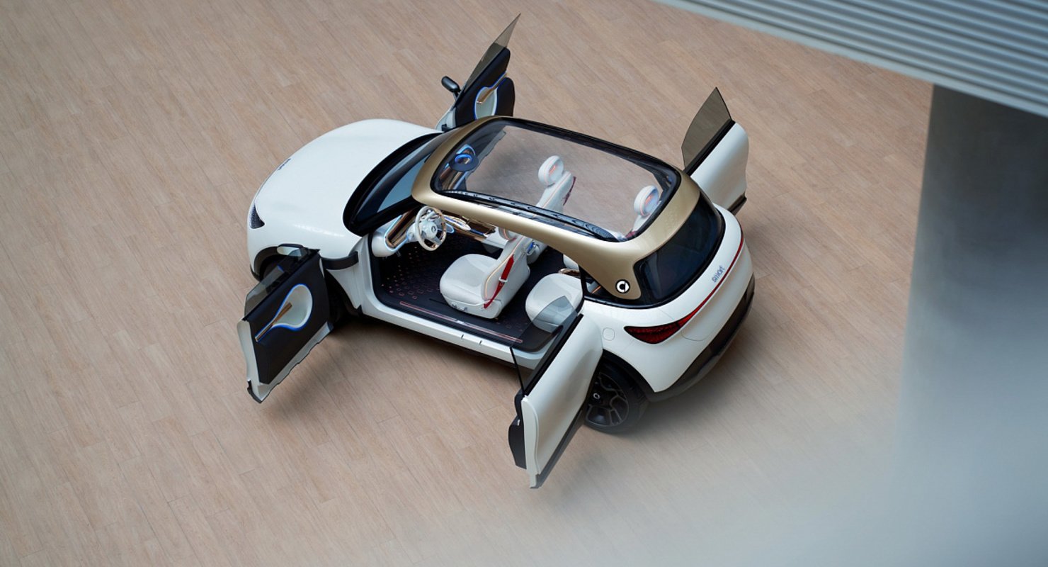 Smart кардинально пересмотрел городские авто с новым кроссовером Concept #1