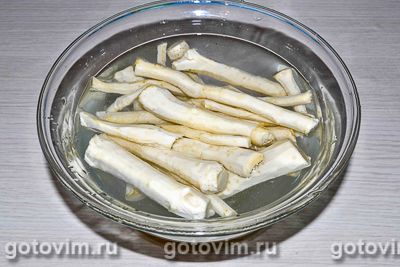 Фотографии рецепта Хрен столовый (домашняя заготовка на зиму), 02 Хрен столовый (домашняя заготовка на зиму), Шаг 02