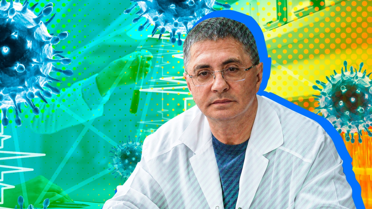 Доктор Мясников спрогнозировал распространение COVID-19 волнами по три месяца