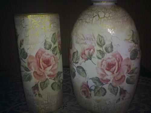 Наборчик для ванной комнаты. Декупаж. Мастер-класс Наборчик для ванной комнаты. Декупаж. Мастер-класс декупаж