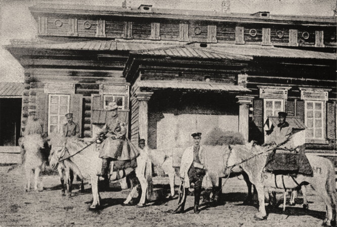 Кэт Марсден покидает Якутск (1891 год).