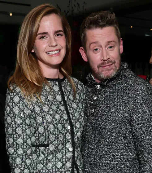 Эмма Уотсон и Маколей Калкин