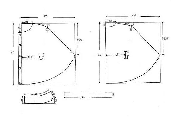 Классическое пончо на любую фигуру. Описание работы одежда,разное,шитье