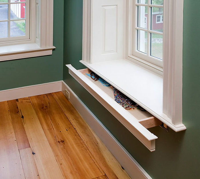 Secret Drawer In Window Sill