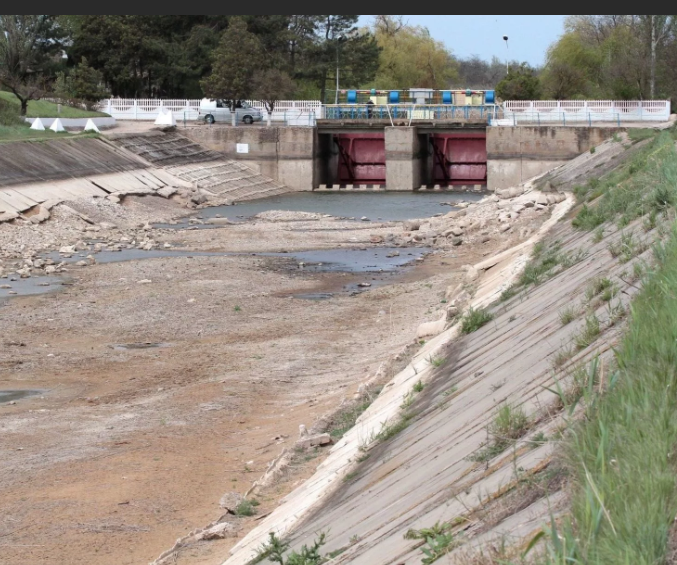 Бабуины перекрыли воду в Крым