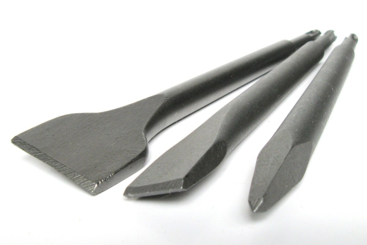 Лопатка, долото и пика