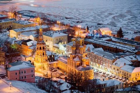 Зимние фотографии Нижнего Новгорода.
